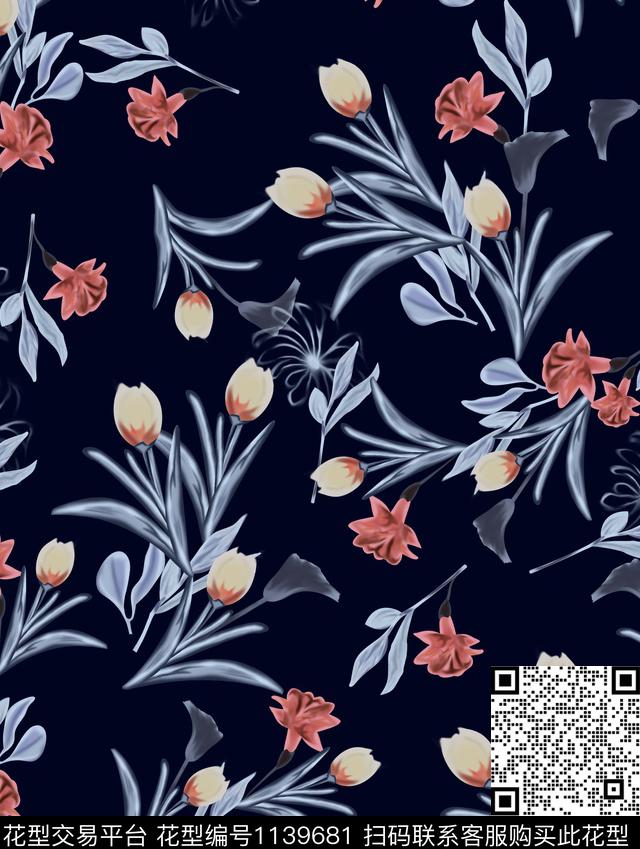 热带华亿平台小碎花数码华亿平台数码印花华亿平台下载（图片编号: 1139681） - 瓦栏（Walan）