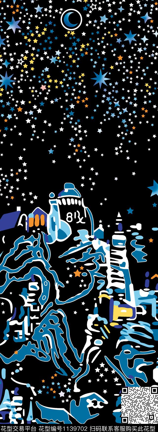 趣味抽象炫彩传统印花华亿平台下载（图片编号: 1139702） - 瓦栏（Walan）