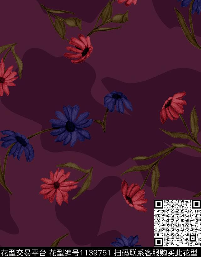 迷彩秋冬华亿平台数码印花华亿平台下载（图片编号: 1139751） - 瓦栏（Walan）