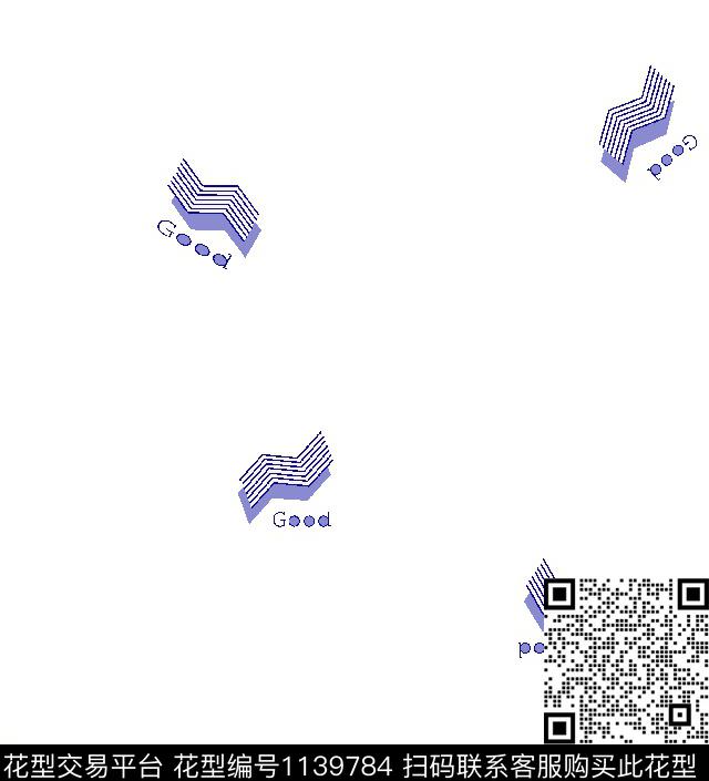 字母抽象几何传统印花华亿平台下载（图片编号: 1139784） - 瓦栏（Walan）