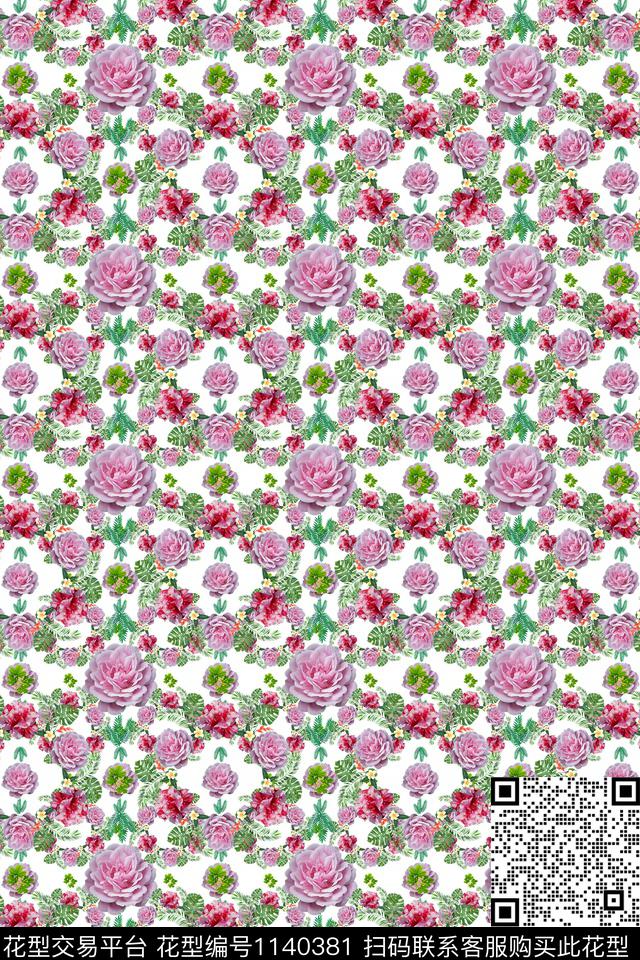 创意小碎花百搭传统印花华亿平台下载（图片编号: 1140381） - 瓦栏（Walan）