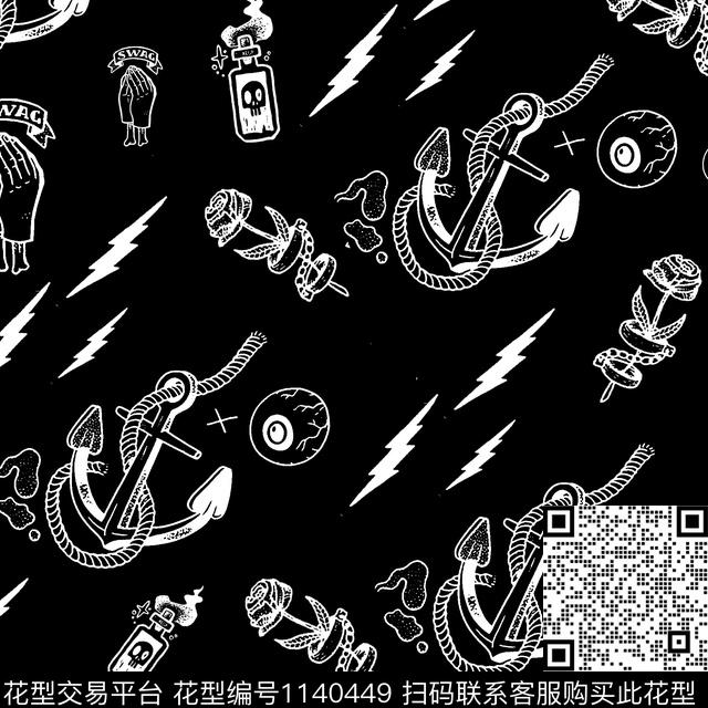 几何男装休闲大牌风传统印花华亿平台下载（图片编号: 1140449） - 瓦栏（Walan）