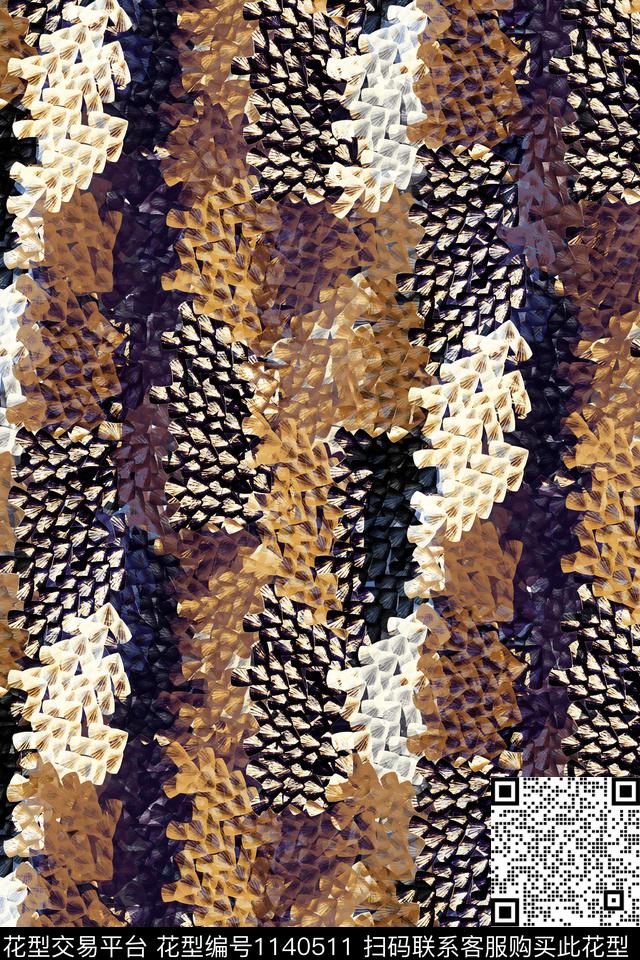 女装动物纹肌理数码印花华亿平台下载（图片编号: 1140511） - 瓦栏（Walan）