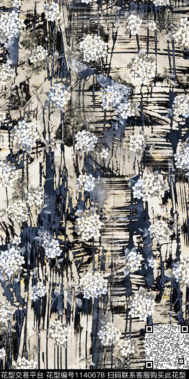 抽象大牌风数码华亿平台数码印花华亿平台下载（图片编号: 1140678） - 瓦栏（Walan）