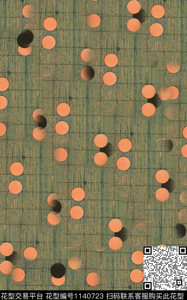 肌理几何中老年数码印花华亿平台下载（图片编号: 1140723） - 瓦栏（Walan）