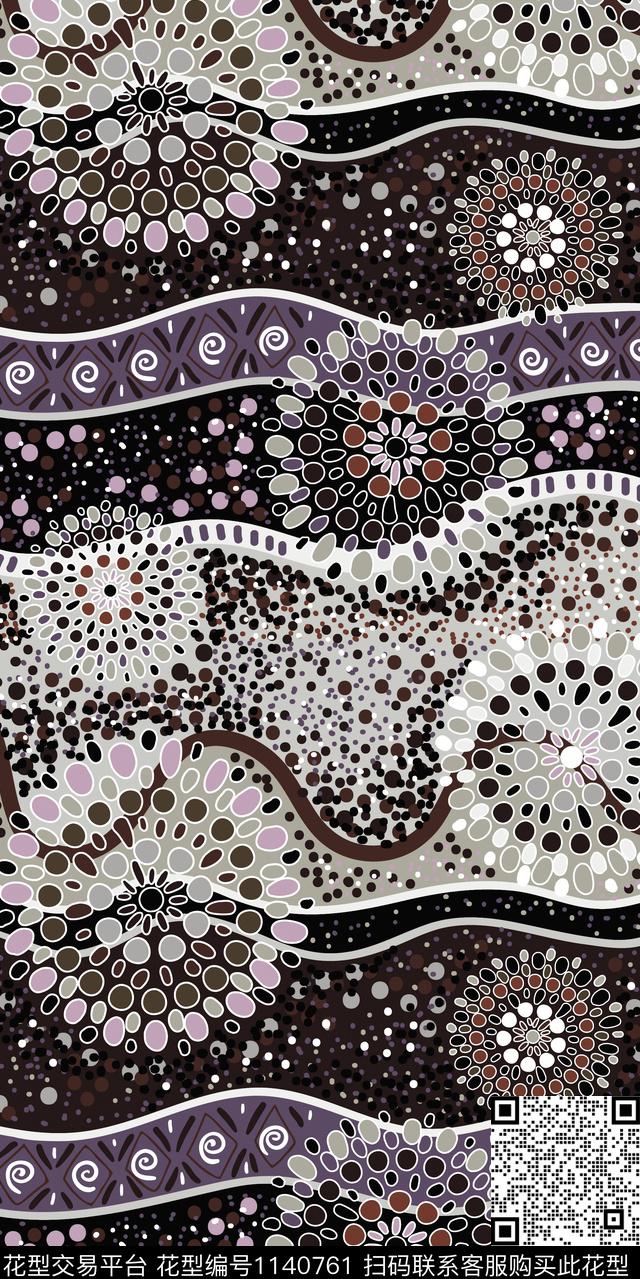 大牌风数码华亿平台几何数码印花华亿平台下载（图片编号: 1140761） - 瓦栏（Walan）