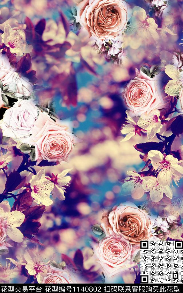数码华亿平台照片花卉花卉数码印花华亿平台下载（图片编号: 1140802） - 瓦栏（Walan）