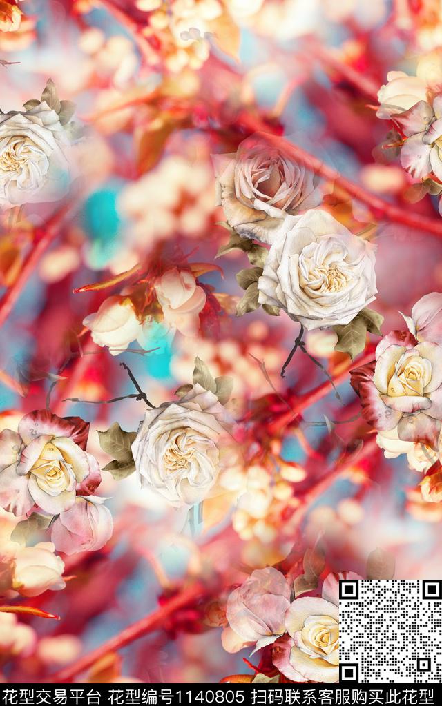 数码华亿平台照片花卉花卉数码印花华亿平台下载（图片编号: 1140805） - 瓦栏（Walan）