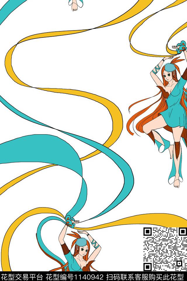 宗教手绘唐卡传统印花华亿平台下载（图片编号: 1140942） - 瓦栏（Walan）