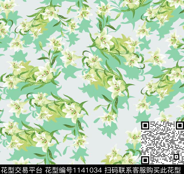 温室花卉丁香花莫妮卡-大牌华亿平台数码印花华亿平台下载（图片编号: 1141034） - 瓦栏（Walan）