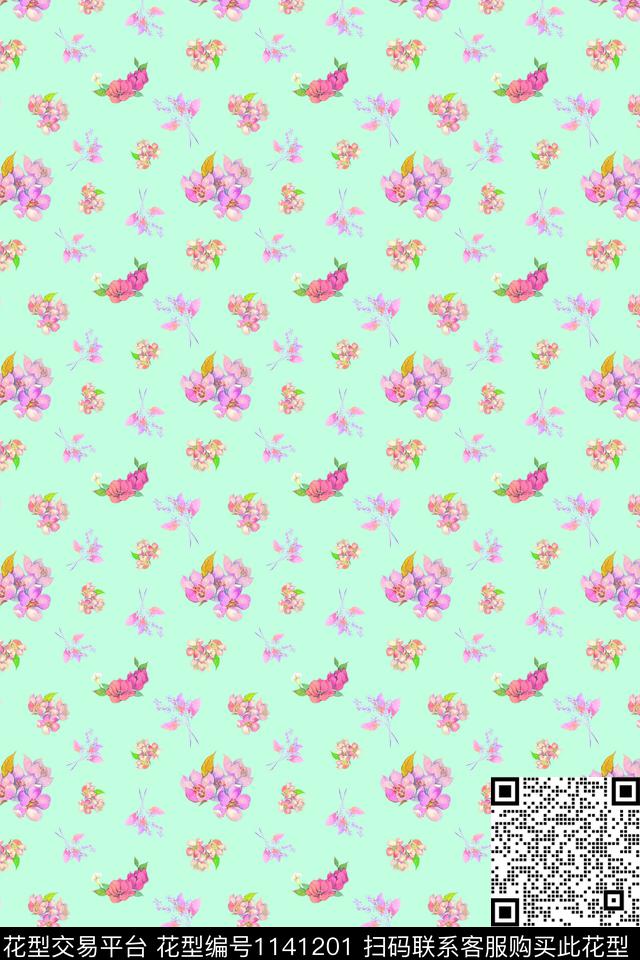 民族风夏季碎花裙百搭传统印花华亿平台下载（图片编号: 1141201） - 瓦栏（Walan）