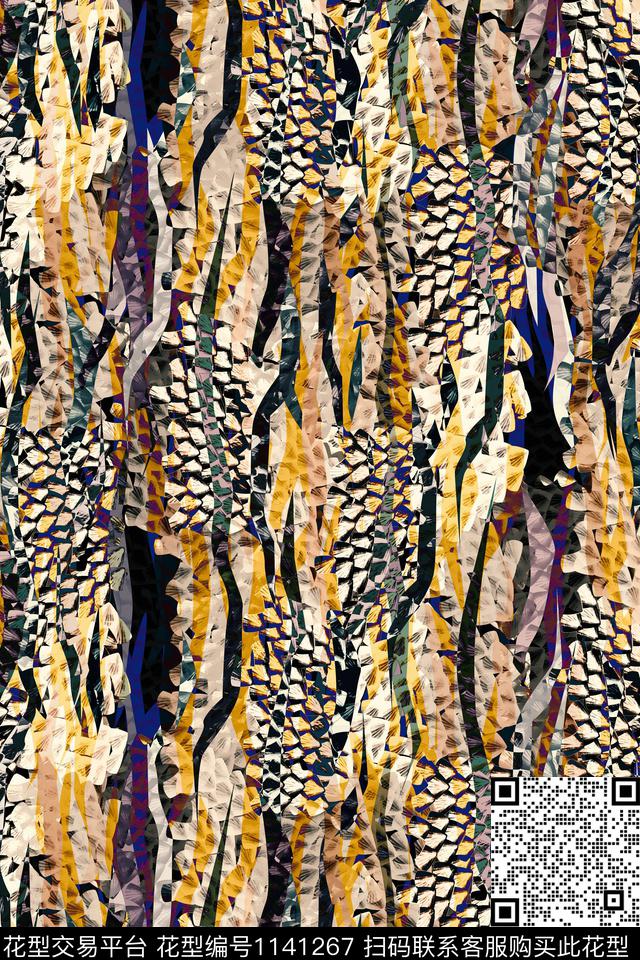 泳装纹理动物纹数码印花华亿平台下载（图片编号: 1141267） - 瓦栏（Walan）