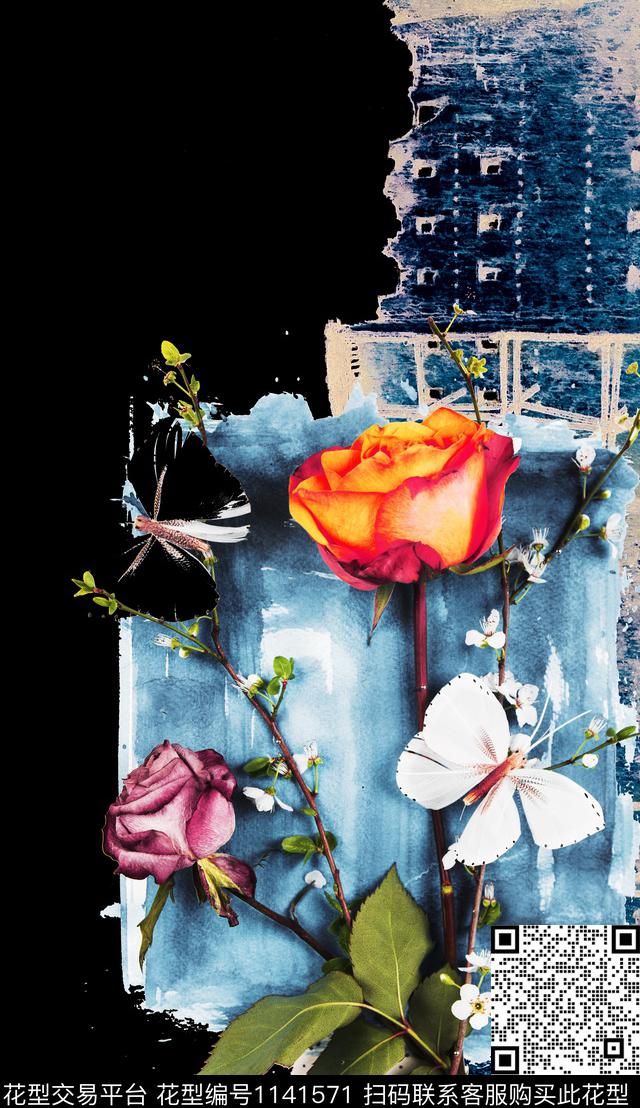 定位花花卉中老年数码印花华亿平台下载（图片编号: 1141571） - 瓦栏（Walan）