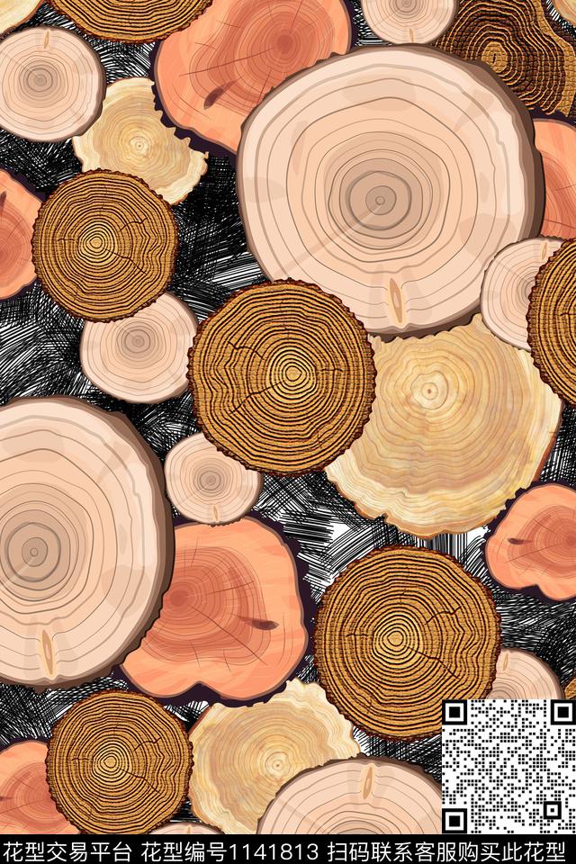 大牌风抽象数码华亿平台数码印花华亿平台下载（图片编号: 1141813） - 瓦栏（Walan）