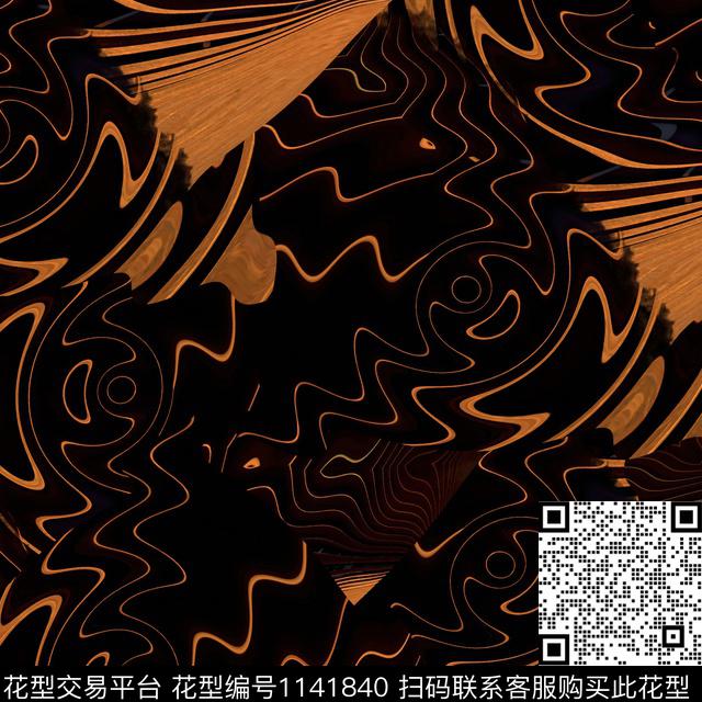 宇宙大牌风混合拼接数码印花华亿平台下载（图片编号: 1141840） - 瓦栏（Walan）