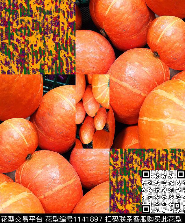 抽象几何创意数码印花华亿平台下载（图片编号: 1141897） - 瓦栏（Walan）