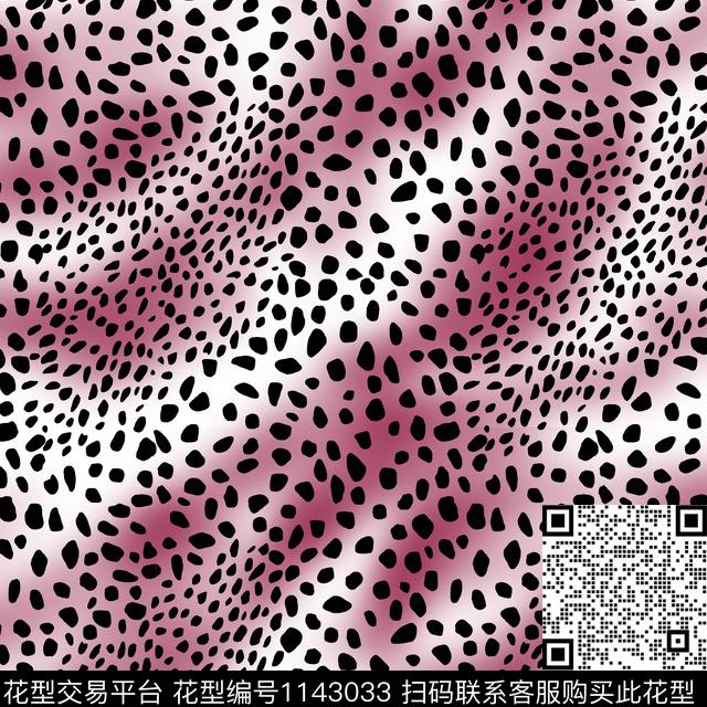 抽象动物复古数码印花华亿平台下载（图片编号: 1143033） - 瓦栏（Walan）