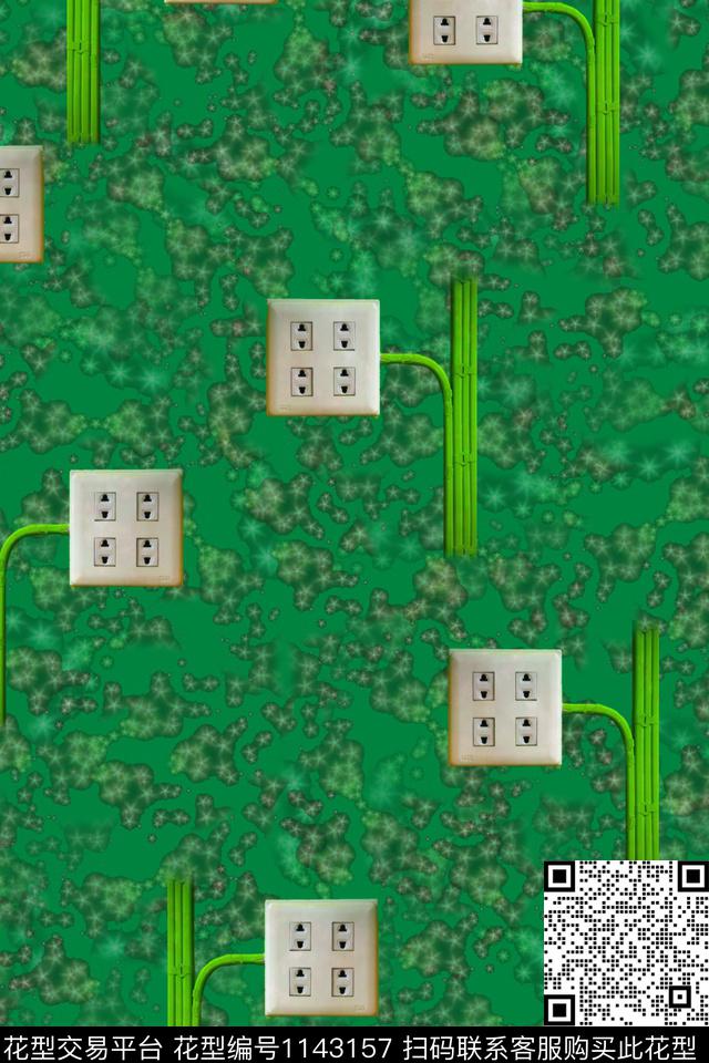 抽象印花春夏华亿平台传统印花华亿平台下载（图片编号: 1143157） - 瓦栏（Walan）