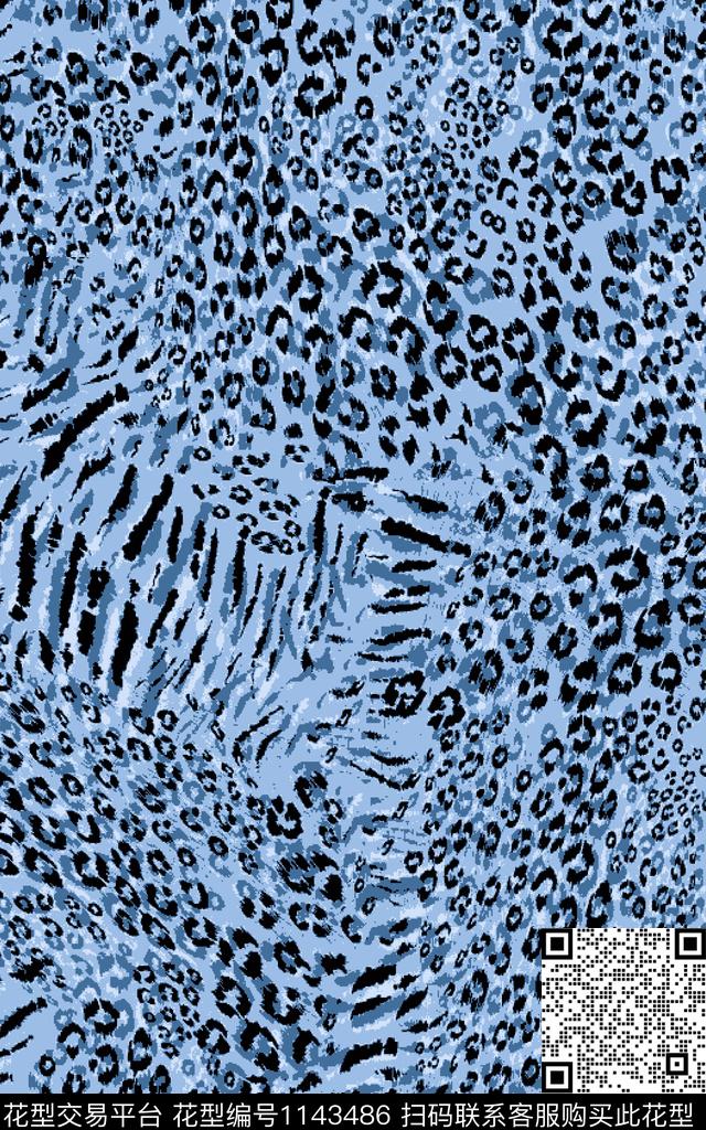 斑马纹豹纹动物纹传统印花华亿平台下载（图片编号: 1143486） - 瓦栏（Walan）