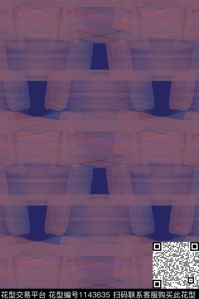 条纹图案手绘线条笔触肌理图案数码印花华亿平台下载（图片编号: 1143635） - 瓦栏（Walan）