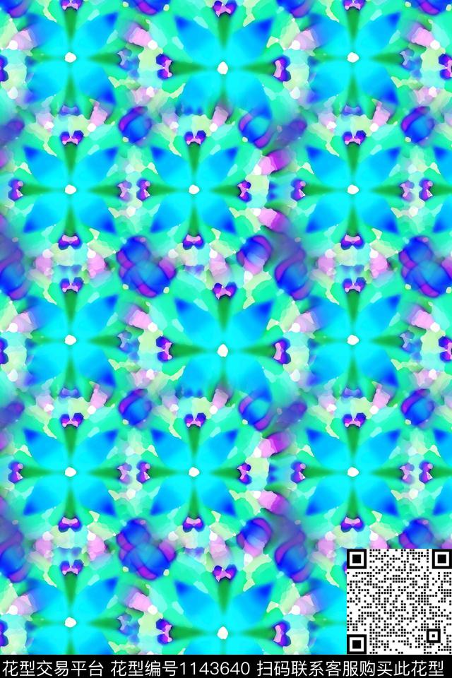 抽象花卉径庭迷彩迷彩图案数码印花华亿平台下载（图片编号: 1143640） - 瓦栏（Walan）