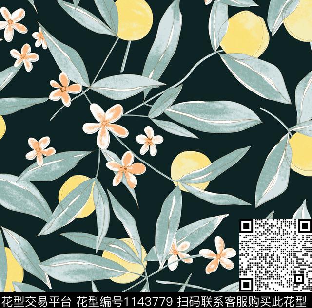 大牌风数码华亿平台花卉传统印花华亿平台下载（图片编号: 1143779） - 瓦栏（Walan）