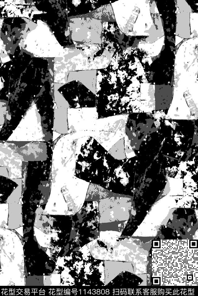 抽象纹理几何传统印花华亿平台下载（图片编号: 1143808） - 瓦栏（Walan）