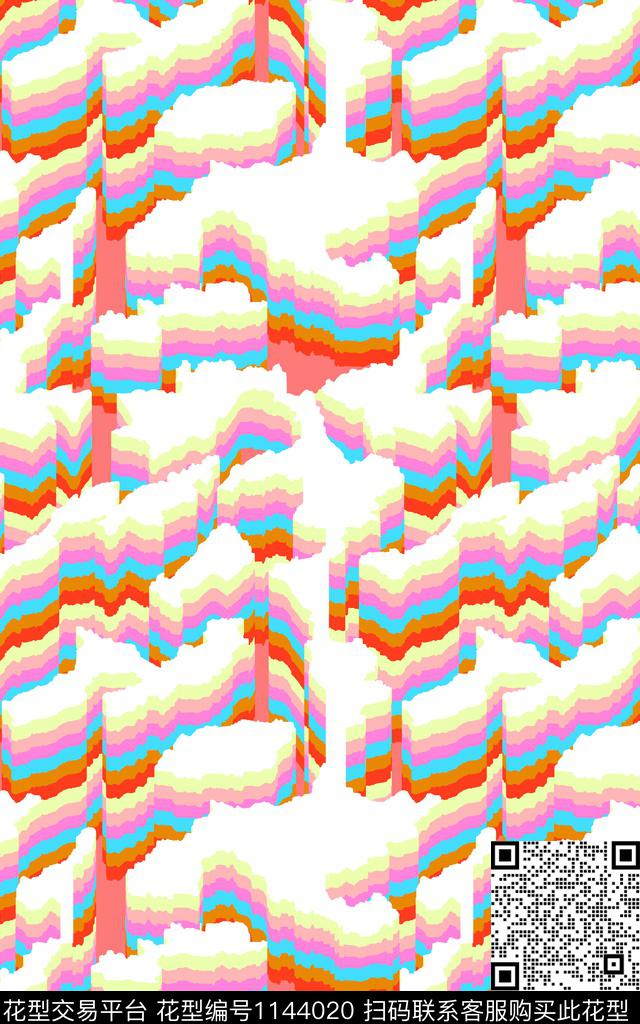 大牌风3D立体糖果传统印花华亿平台下载（图片编号: 1144020） - 瓦栏（Walan）