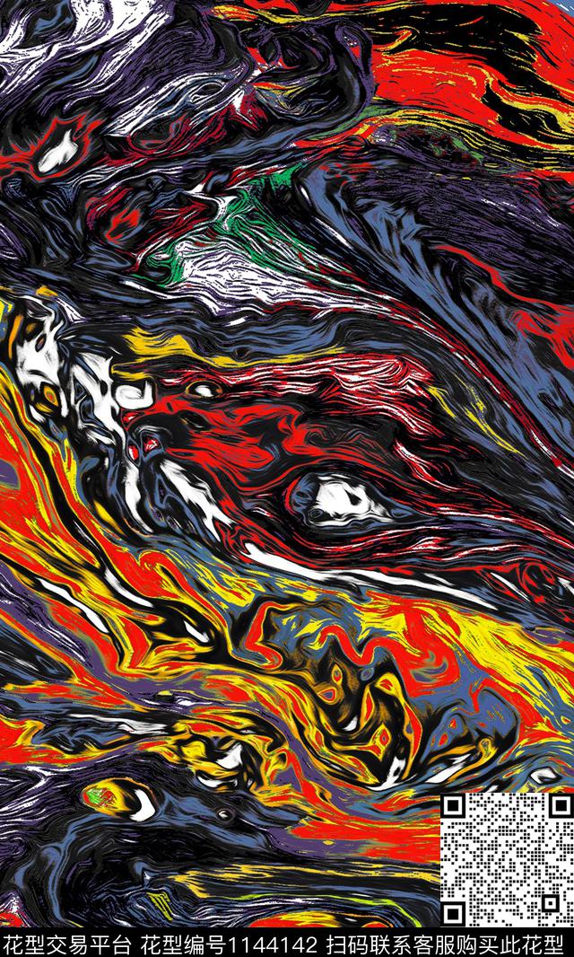 抽象秋冬华亿平台数码华亿平台数码印花华亿平台下载（图片编号: 1144142） - 瓦栏（Walan）