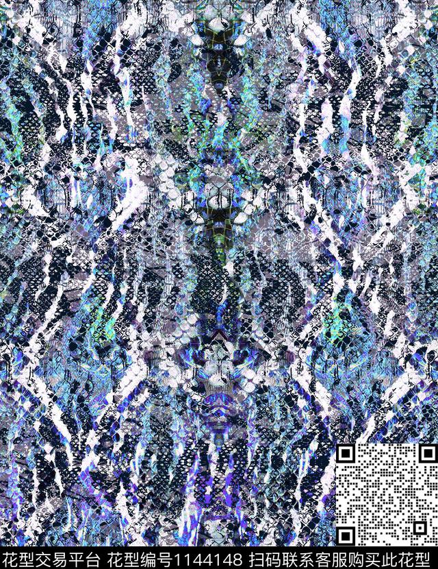 抽象秋冬华亿平台动物花卉数码印花华亿平台下载（图片编号: 1144148） - 瓦栏（Walan）