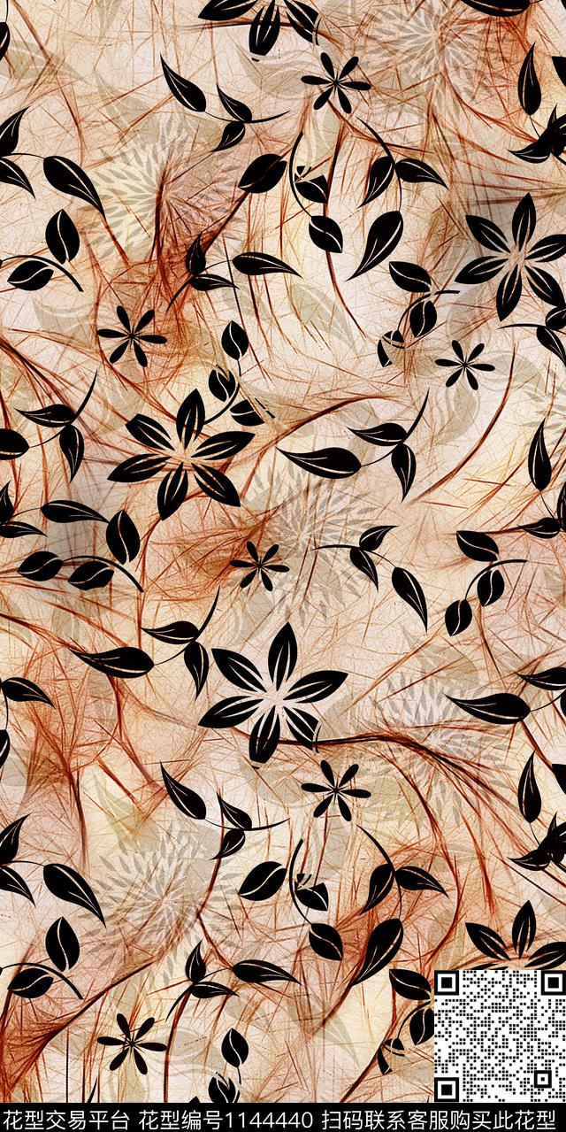 大牌风抽象数码华亿平台数码印花华亿平台下载（图片编号: 1144440） - 瓦栏（Walan）