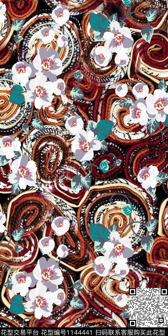 大牌风抽象数码华亿平台数码印花华亿平台下载（图片编号: 1144441） - 瓦栏（Walan）