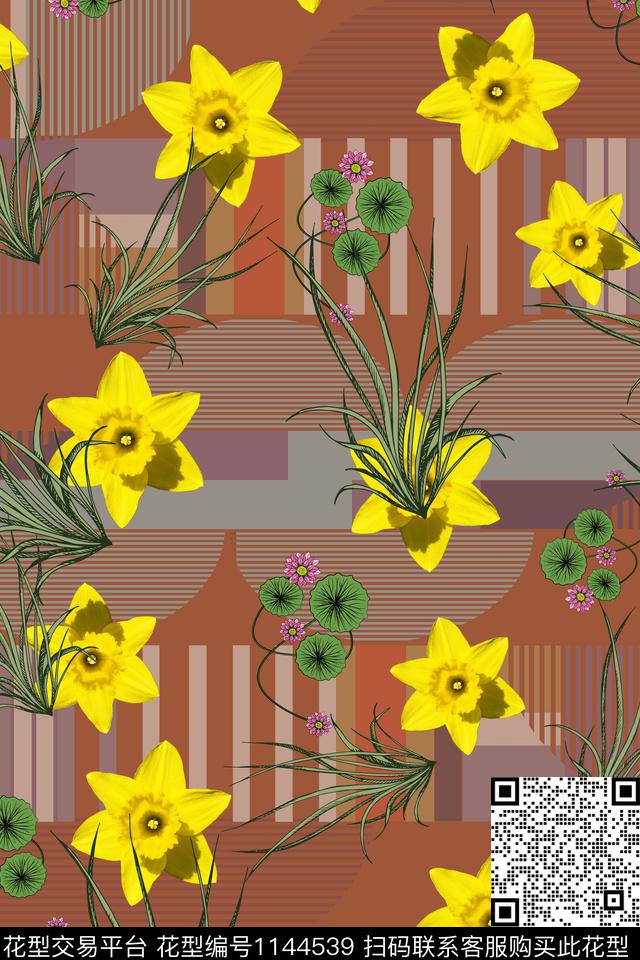 数码华亿平台大牌风高档旗袍数码印花华亿平台下载（图片编号: 1144539） - 瓦栏（Walan）