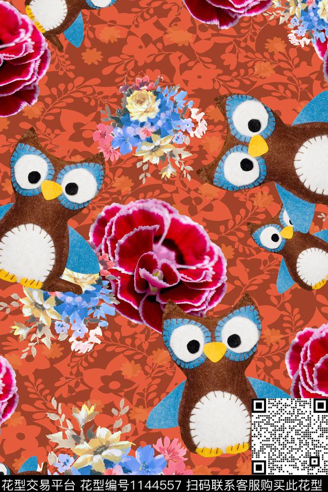 数码华亿平台大牌风高档旗袍数码印花华亿平台下载（图片编号: 1144557） - 瓦栏（Walan）