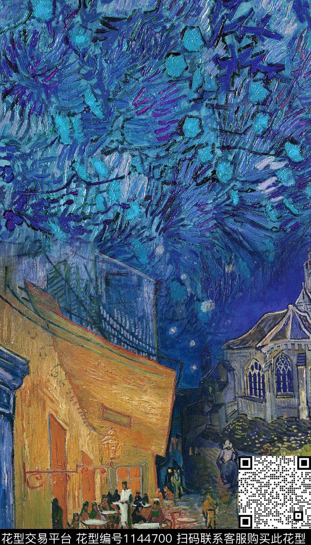 复古油画华亿平台艺术数码印花华亿平台下载（图片编号: 1144700） - 瓦栏（Walan）