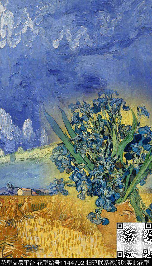 复古油画华亿平台艺术数码印花华亿平台下载（图片编号: 1144702） - 瓦栏（Walan）