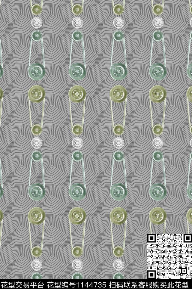 抽象纹理几何数码印花华亿平台下载（图片编号: 1144735） - 瓦栏（Walan）