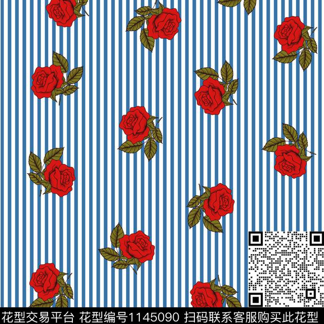 复古女装数码华亿平台数码印花华亿平台下载（图片编号: 1145090） - 瓦栏（Walan）