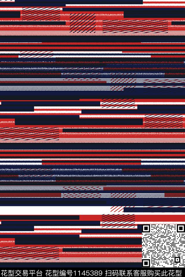 运动服线条条纹传统印花华亿平台下载（图片编号: 1145389） - 瓦栏（Walan）