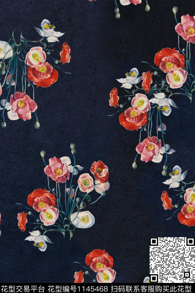 数码华亿平台花卉1/2接数码印花华亿平台下载（图片编号: 1145468） - 瓦栏（Walan）