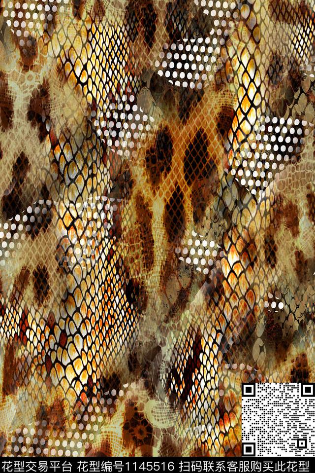 动物纹男装数码华亿平台数码印花华亿平台下载（图片编号: 1145516） - 瓦栏（Walan）