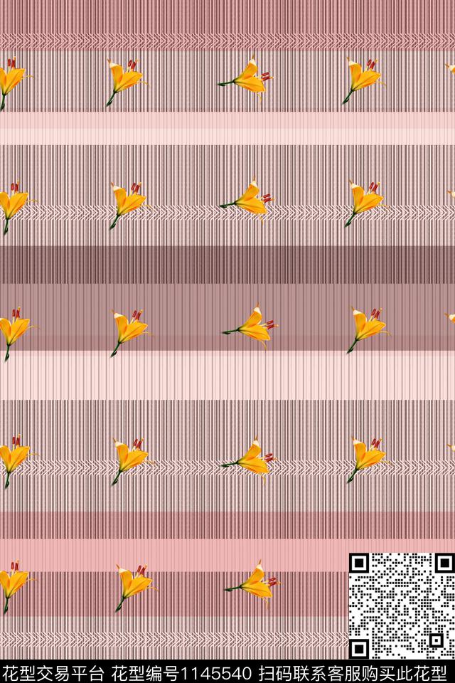 肌理条纹几何传统印花华亿平台下载（图片编号: 1145540） - 瓦栏（Walan）