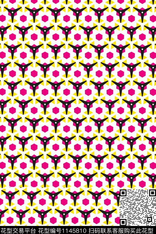 抽象大牌风休闲数码印花华亿平台下载（图片编号: 1145810） - 瓦栏（Walan）