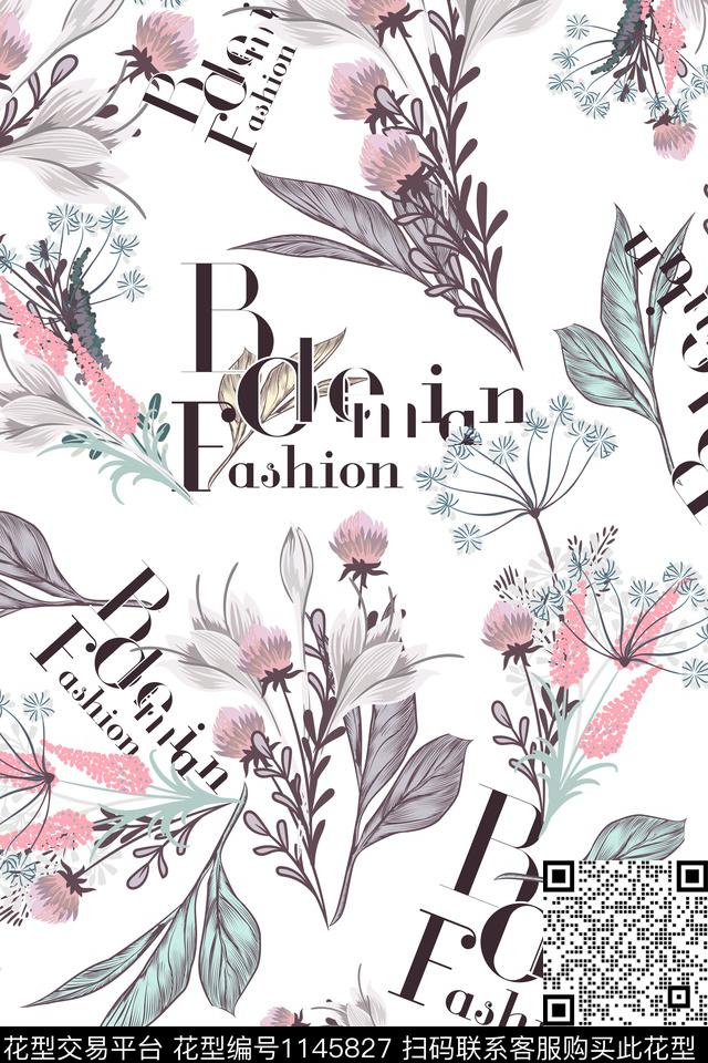 蜘蛛侠栀子花小清新数码印花华亿平台下载（图片编号: 1145827） - 瓦栏（Walan）