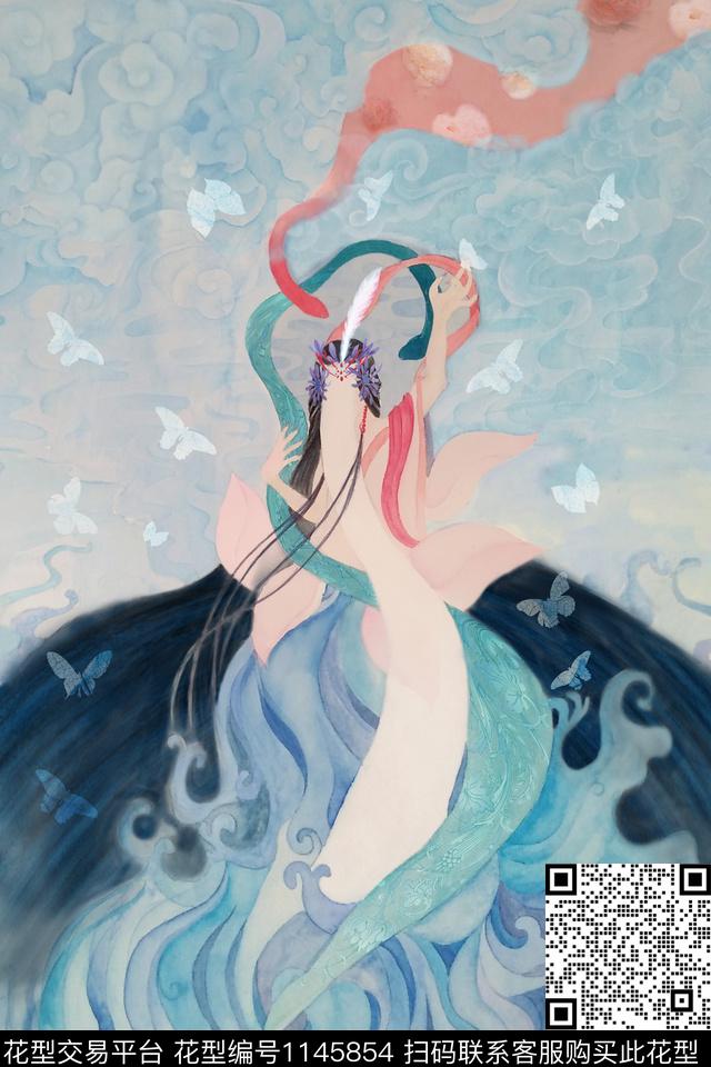 人物数码华亿平台民族风传统印花华亿平台下载（图片编号: 1145854） - 瓦栏（Walan）