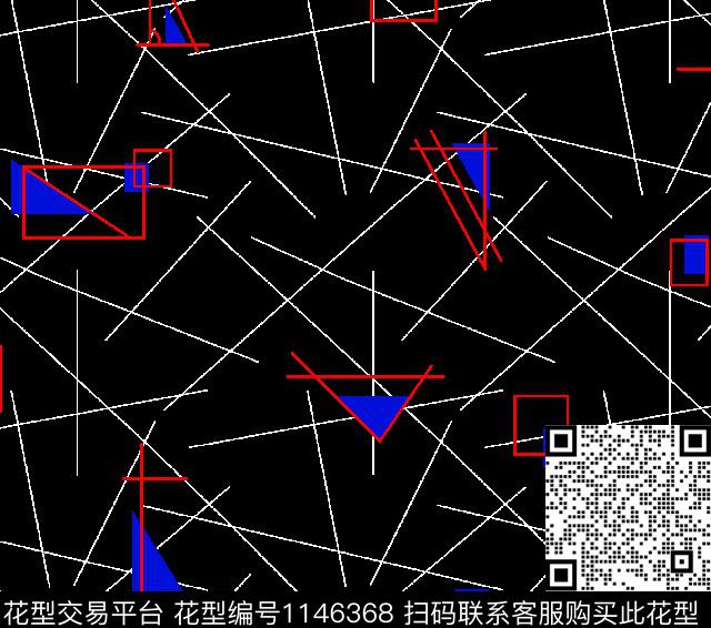 抽象大牌风男装传统印花华亿平台下载（图片编号: 1146368） - 瓦栏（Walan）