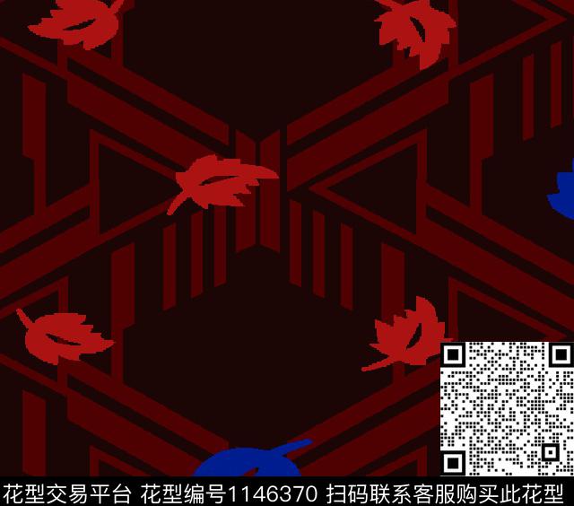 几何男装小碎花绿植树叶传统印花华亿平台下载（图片编号: 1146370） - 瓦栏（Walan）