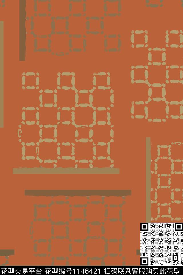 几何精致几何手绘线条笔触传统印花华亿平台下载（图片编号: 1146421） - 瓦栏（Walan）