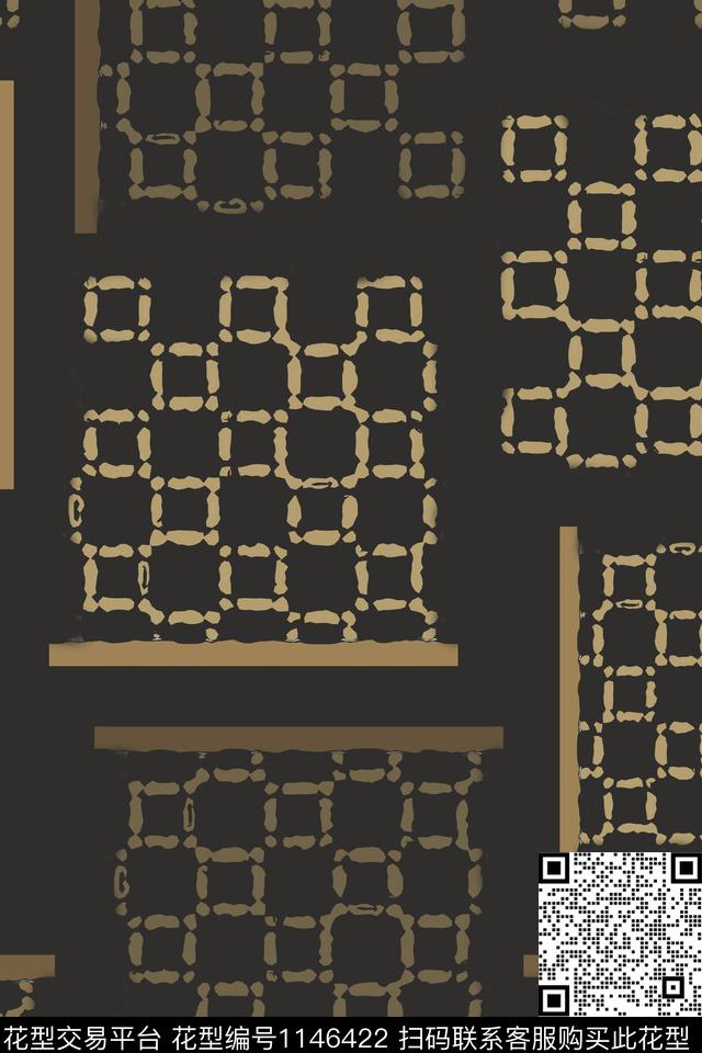 几何精致几何手绘线条笔触传统印花华亿平台下载（图片编号: 1146422） - 瓦栏（Walan）