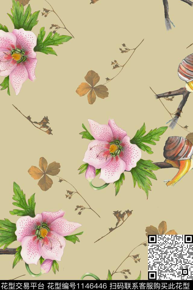 印花动物春夏华亿平台数码印花华亿平台下载（图片编号: 1146446） - 瓦栏（Walan）